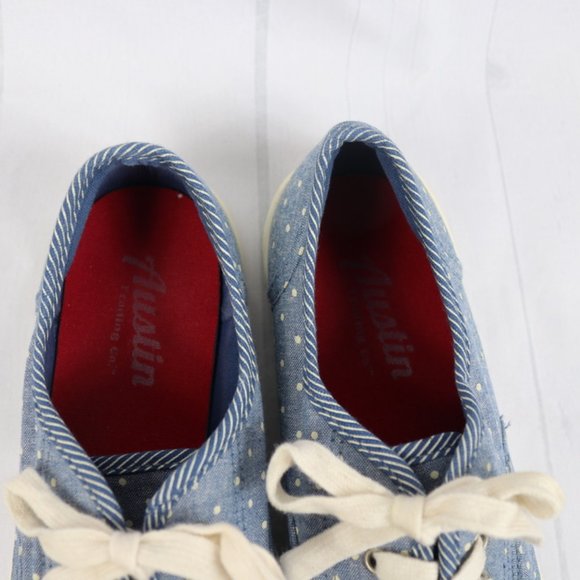Austin Trading Company Blue Dot Sneakers 10 11 - Picture 7 of 7